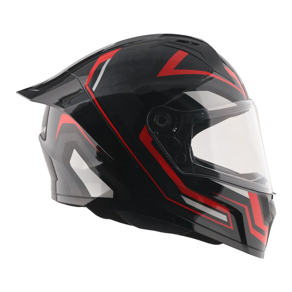 Vega Sonic Dx Shadow Black Red Full Face Helmet
