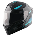 Vega Sonic Dx Trigger Dull Black Blue Full Face Helmet
