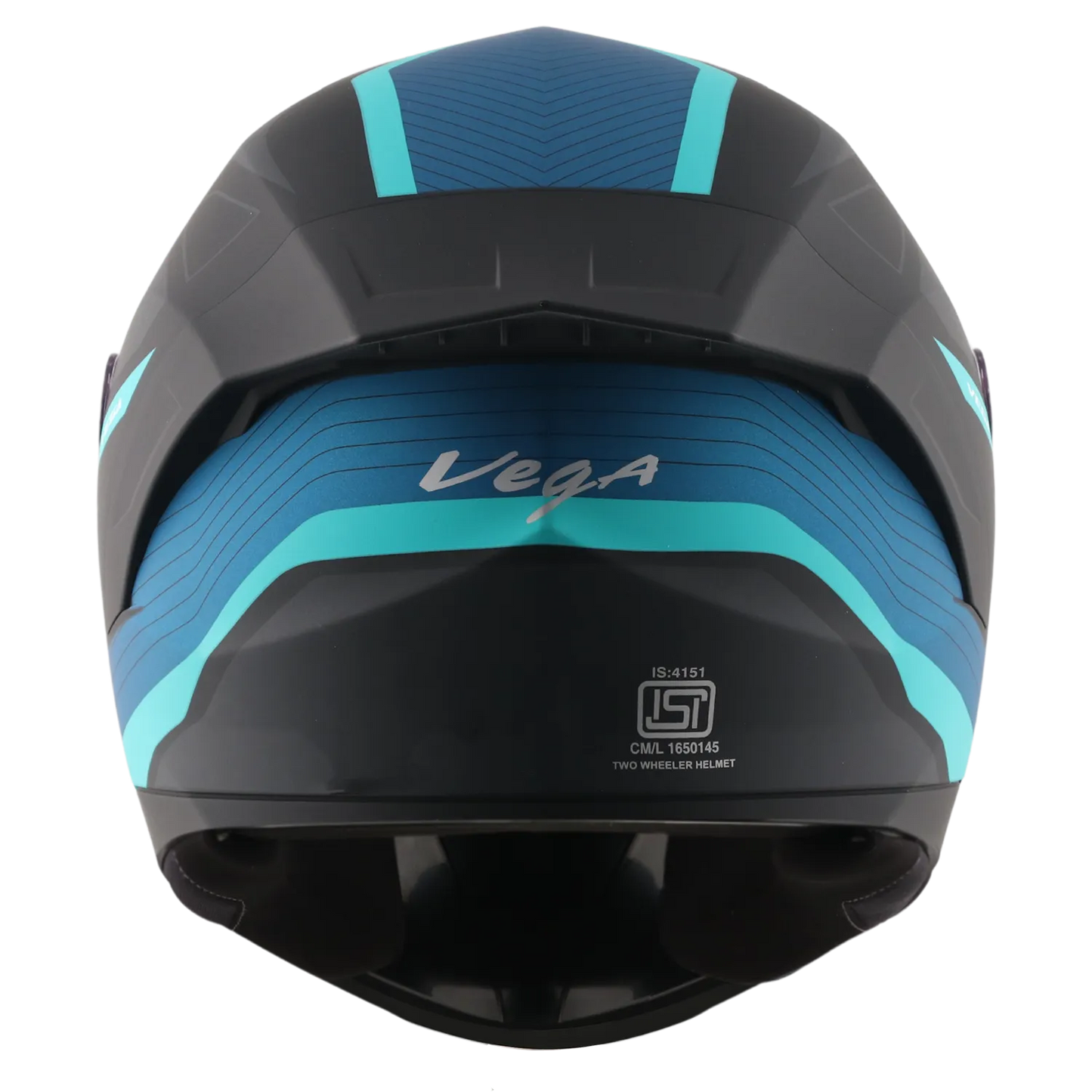 Vega Sonic Dx Trigger Dull Black Blue Full Face Helmet