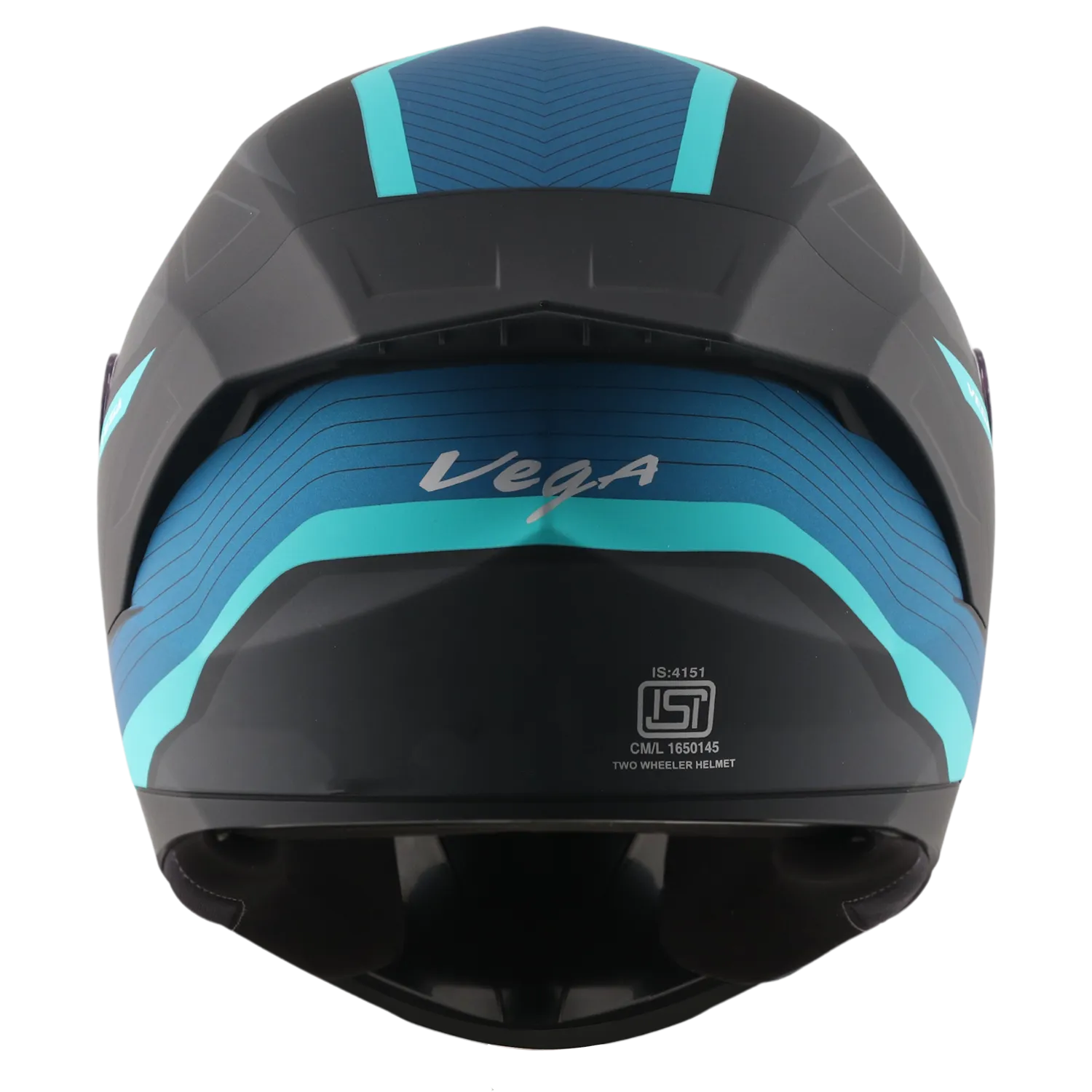 Vega Sonic Dx Trigger Dull Black Blue Full Face Helmet