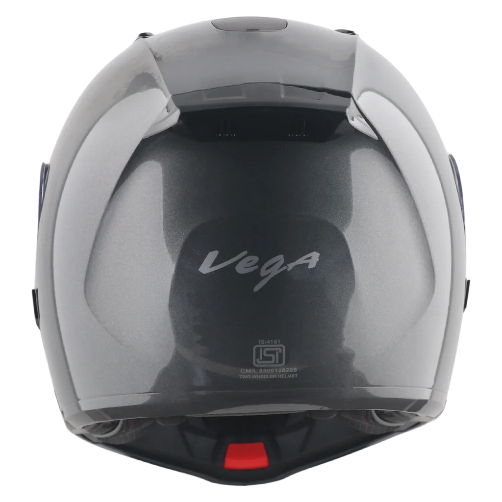 Vega Spike Athena Gray Flip Up Helmet