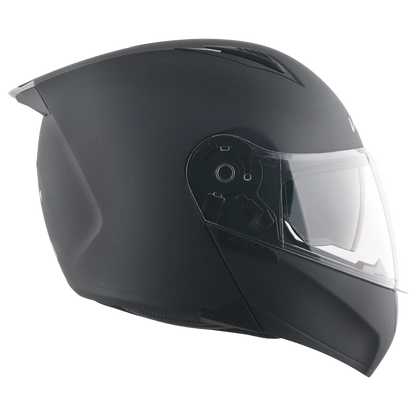 Vega Spike Dull Black Flip Up Helmet