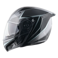 Vega Spike Timeless Gray Black Full Face Helmet