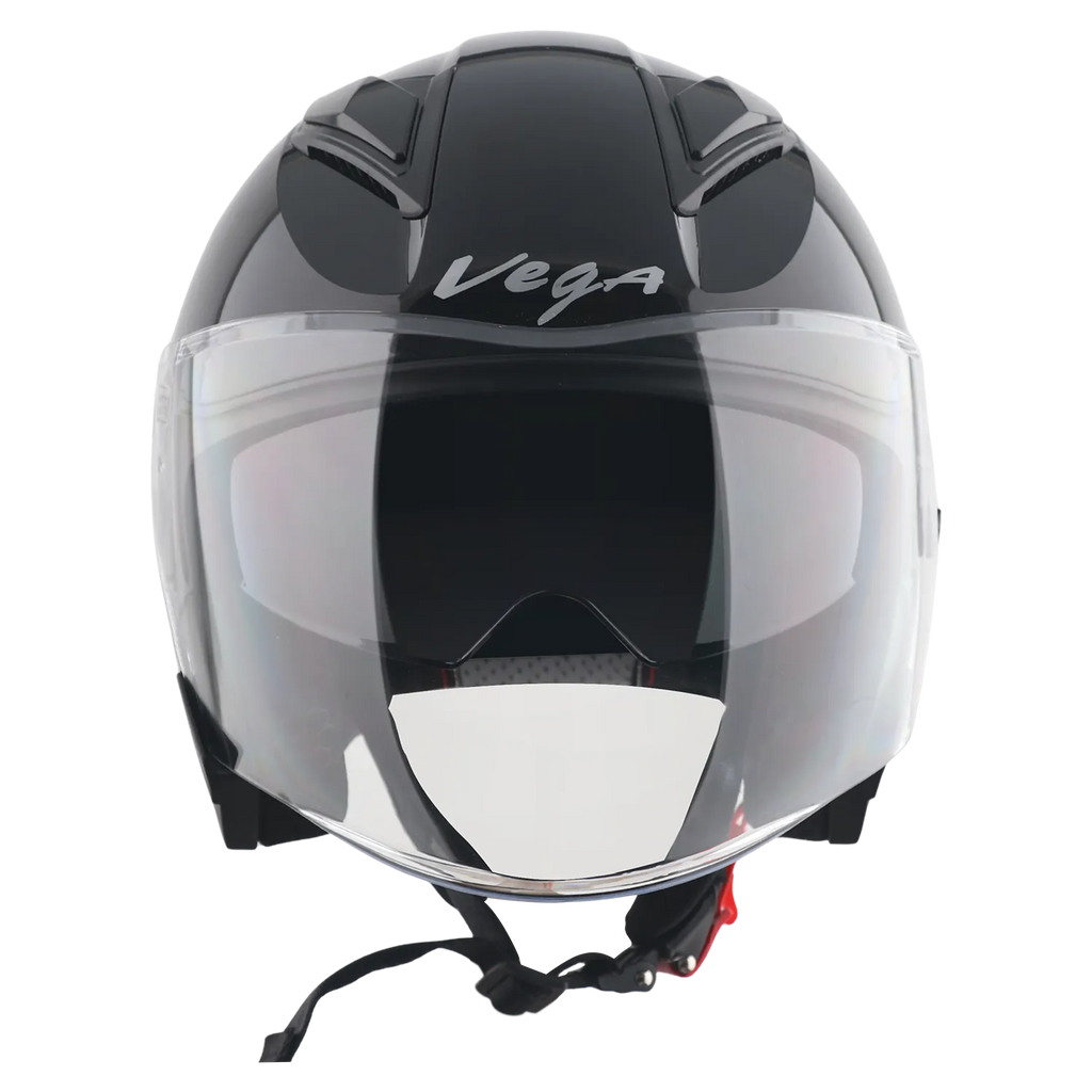 Vega Swift DX Black Half Face Helmet