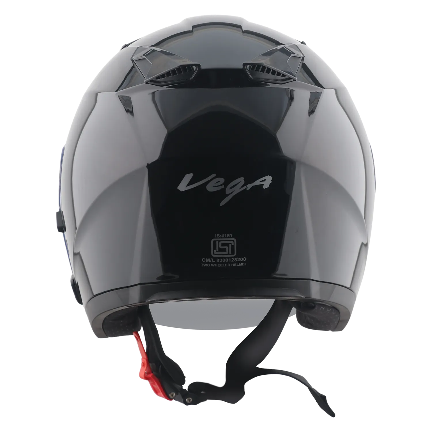 Vega Swift DX Black Half Face Helmet