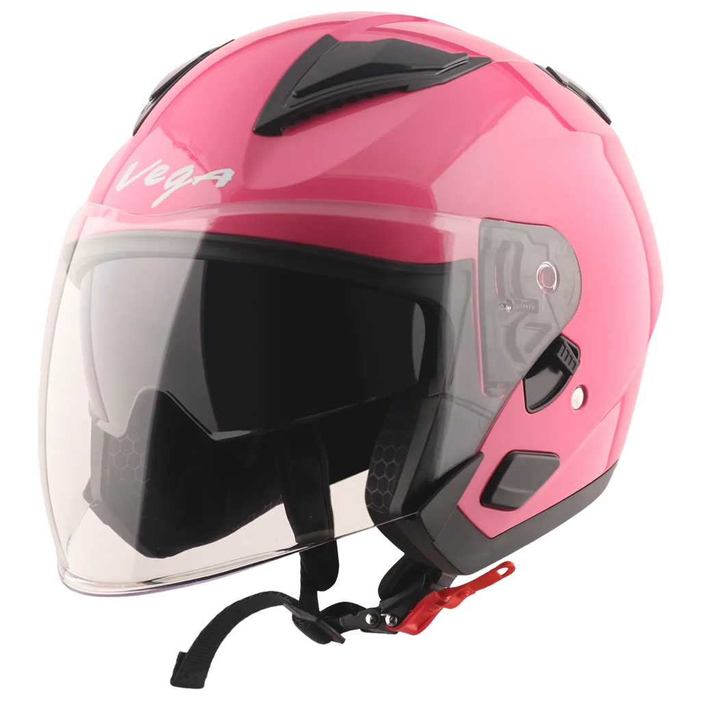 Vega Swift DX Pink Half Face Helmet