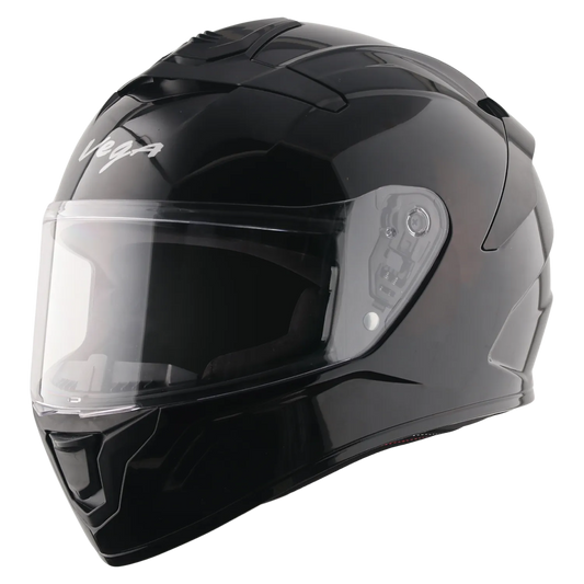 Vega Turbo Dx Solid Black Full Face Helmet