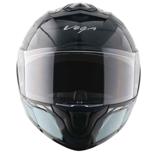Vega Turbo Squad Black Gray Full Face Helmet