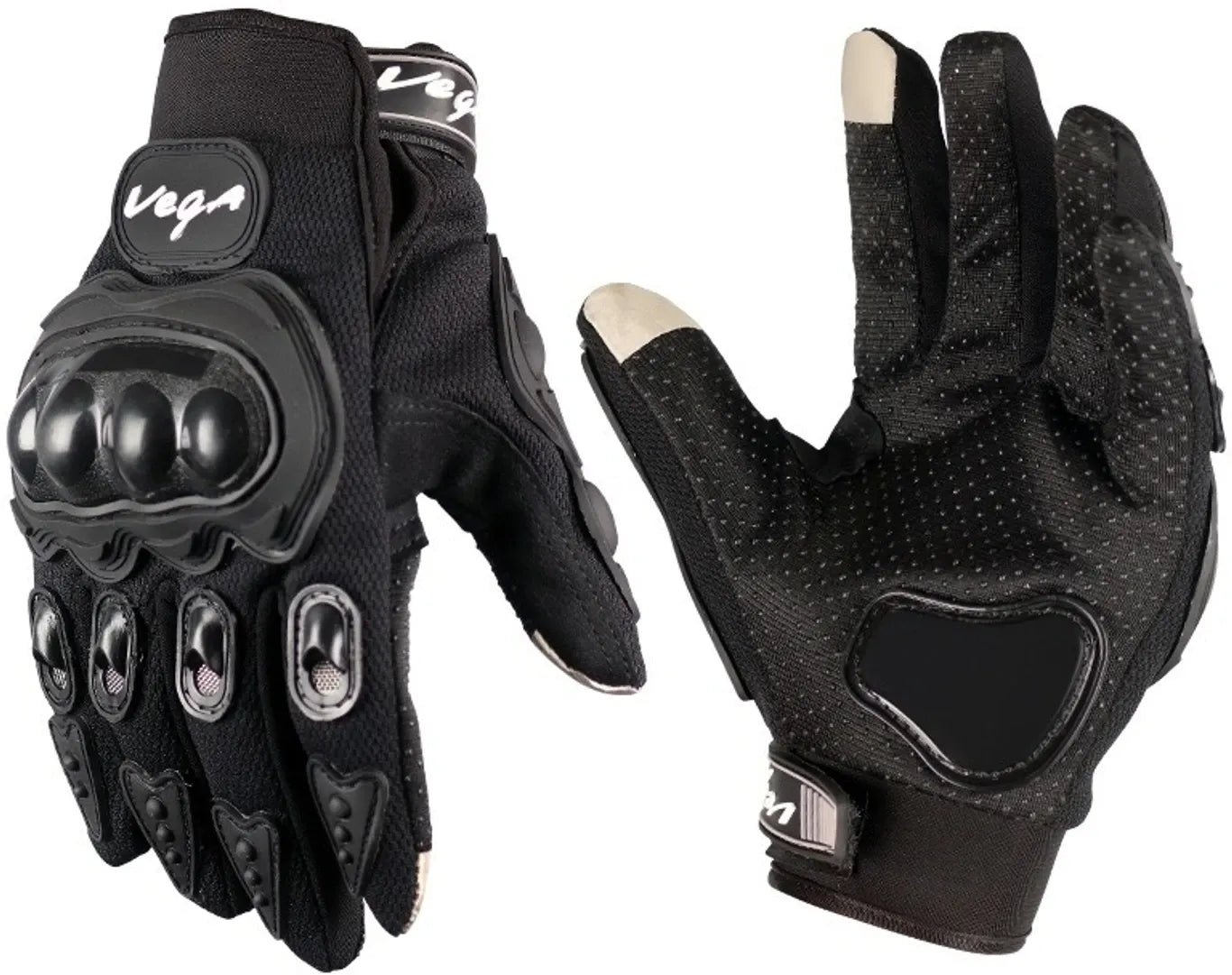 Vega Vgl-21 Black Gloves Riding Gears