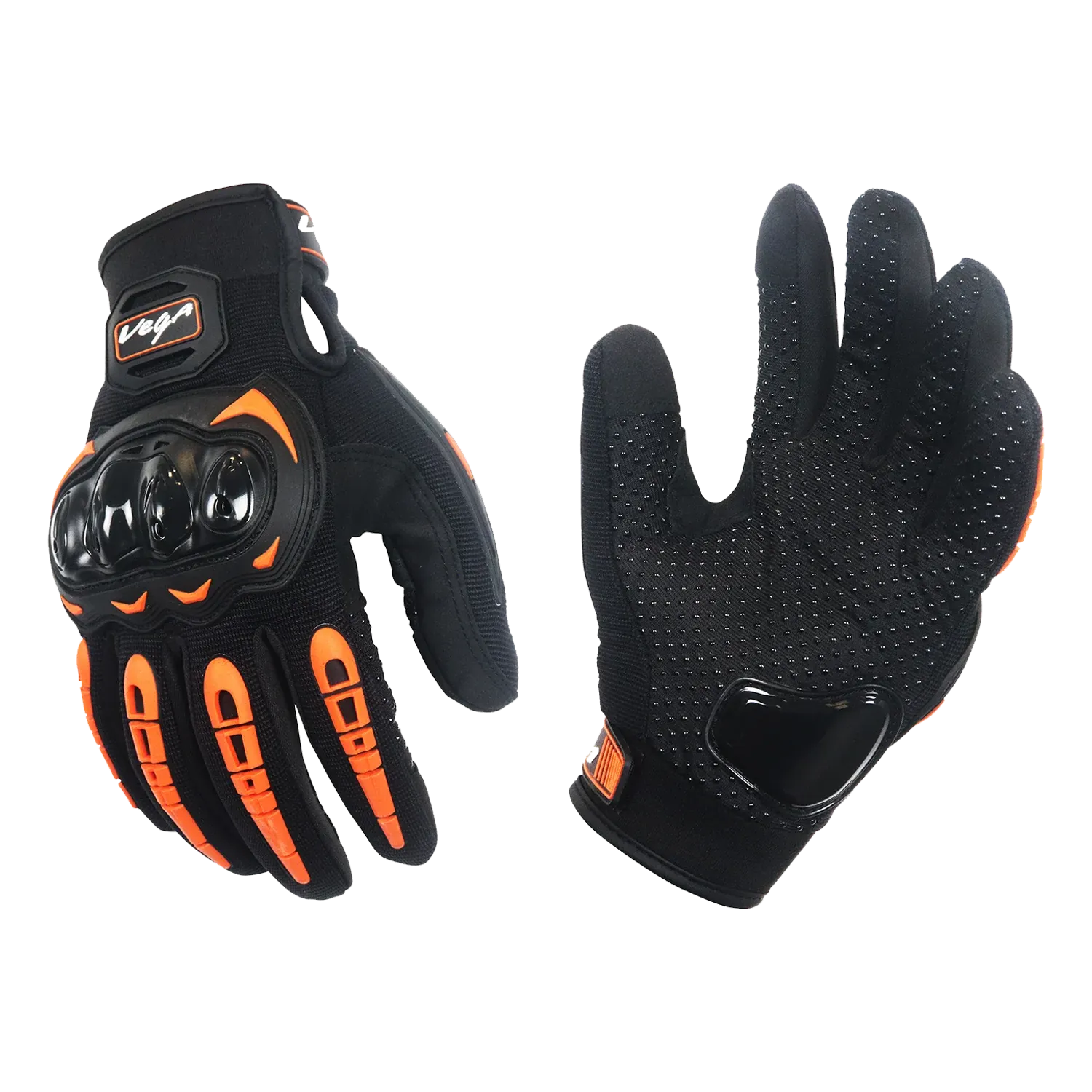 Vega Vgl 17 Orange Gloves Riding Gears