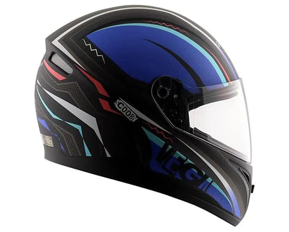 VEGA Voyager Dx Scooby Black M Blue Full Face Helmet