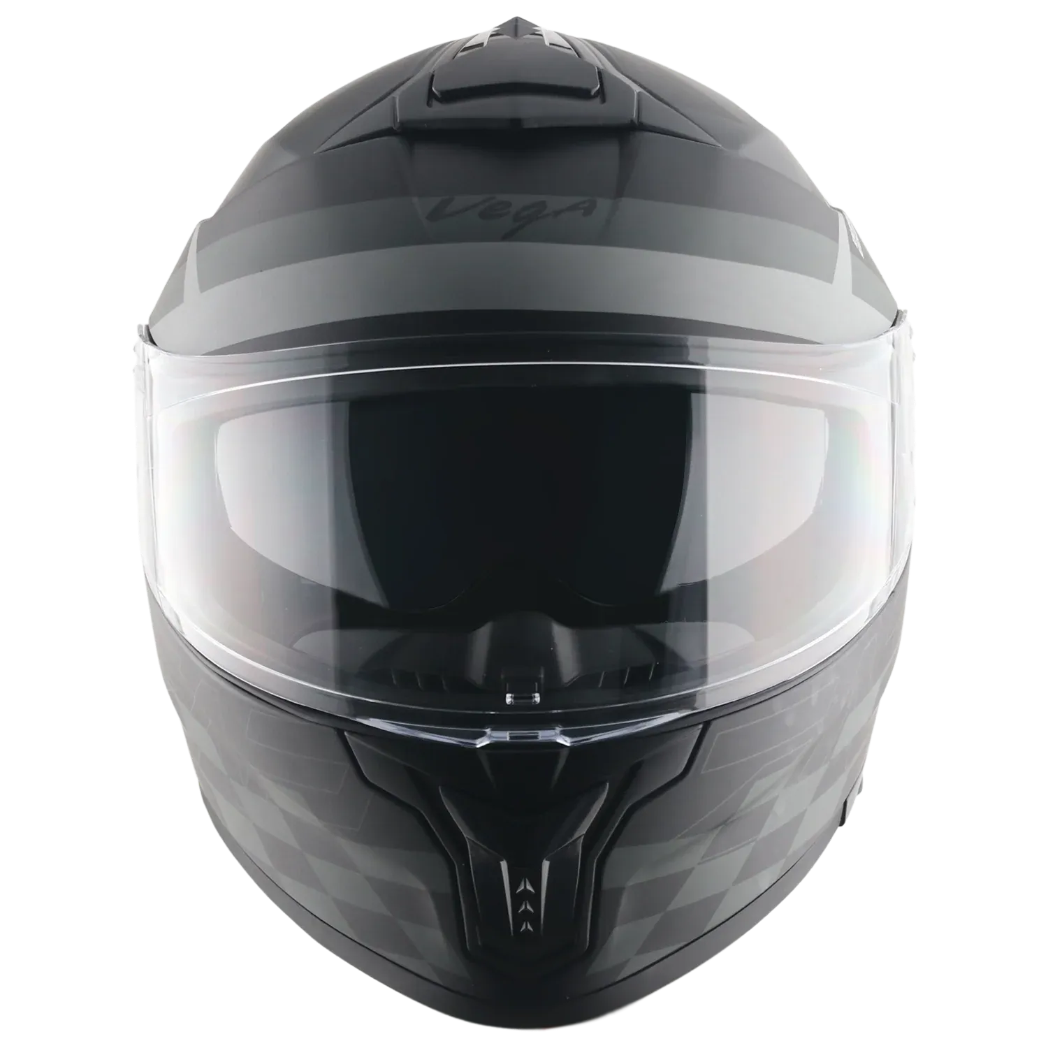 Vega Zap Dx Dv Alliance Dull Black Grey Full Face Helmet