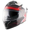 Vega Zap Dx Dv Alliance White Red Full Face Helmet
