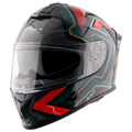 VEGA Zap Dx Explore Black Red Full Face Helmet