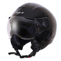 VEGA Verve Black Half Face Helmet