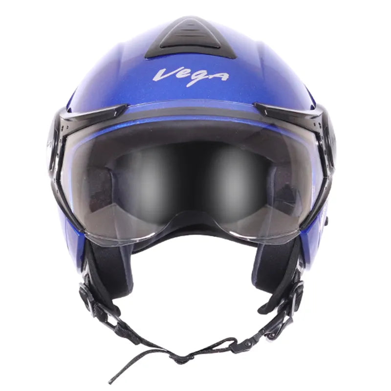 VEGA Verve Blue Half Face Helmet