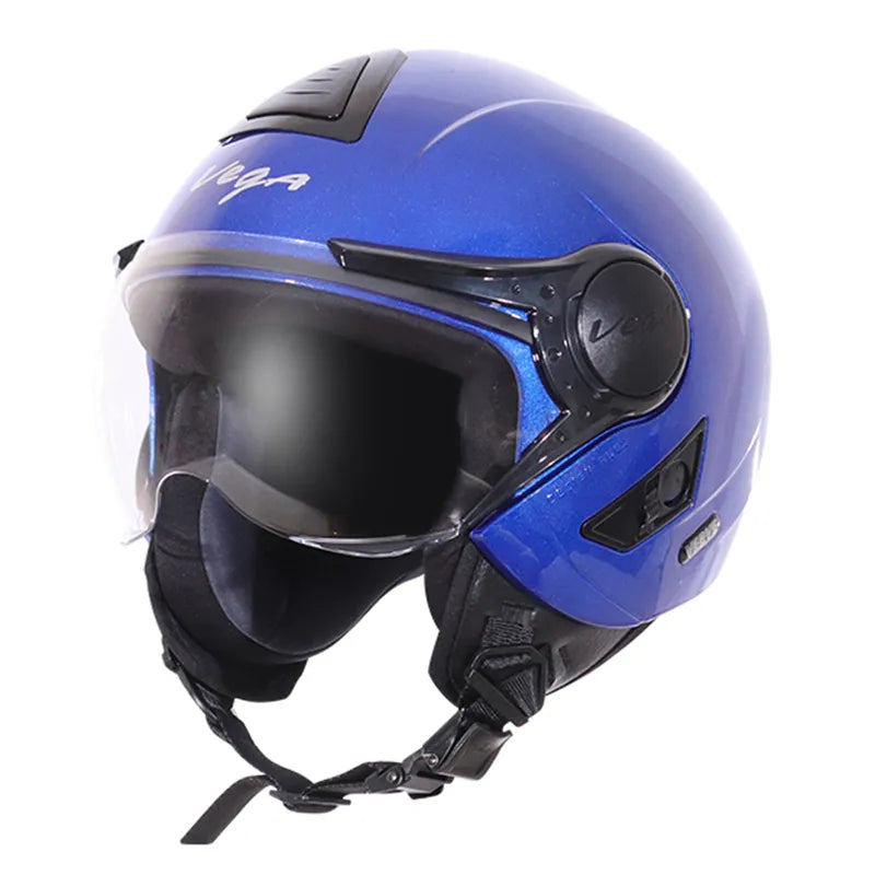 VEGA Verve Blue Half Face Helmet