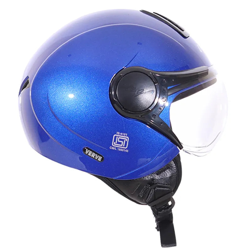 VEGA Verve Blue Half Face Helmet