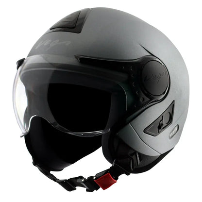 VEGA Verve Dull Anthracite Half Face Helmet