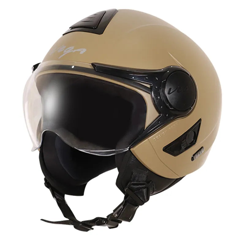 VEGA Verve Dull Desert Storm Half Face Helmet