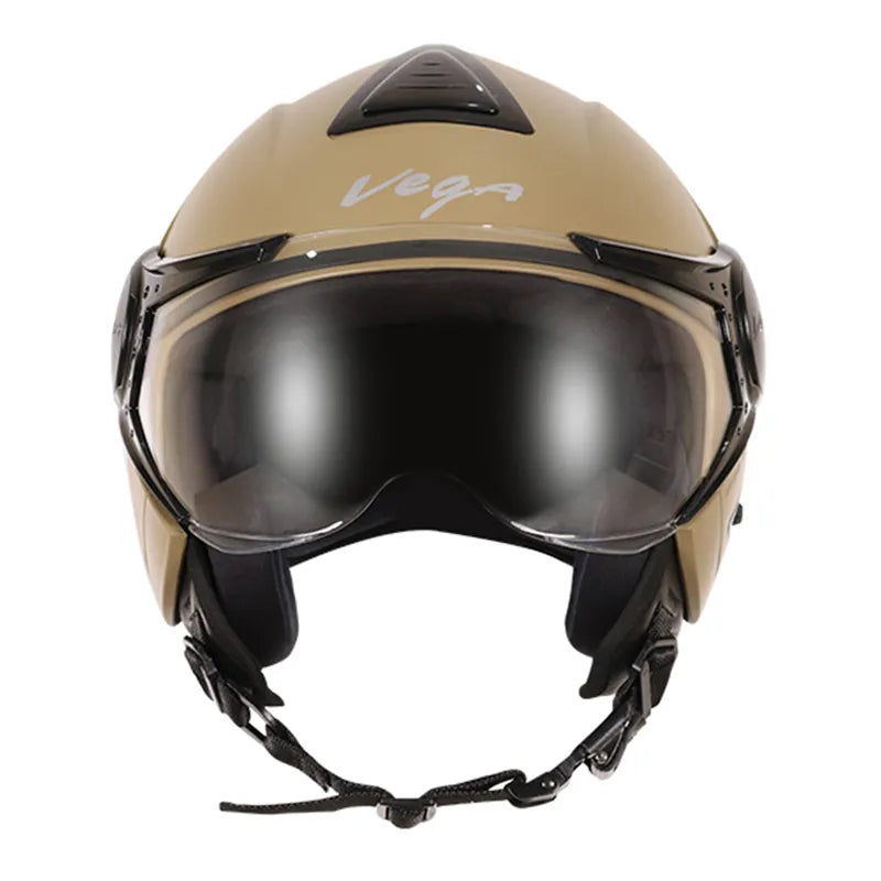 VEGA Verve Dull Desert Storm Half Face Helmet