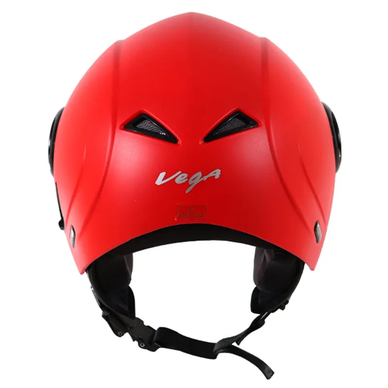 VEGA Verve Dull Red Half Face Helmet