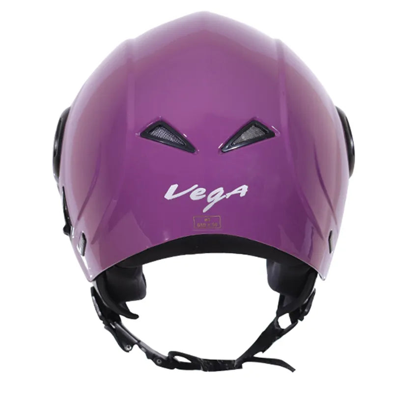VEGA Verve Purple Half Face Helmet
