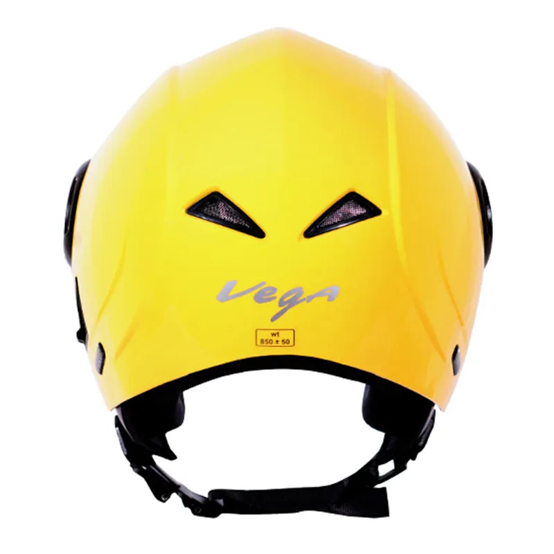 VEGA Verve Yellow Half Face Helmet
