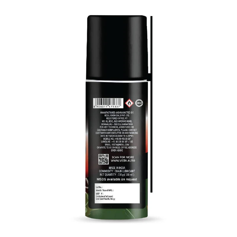 VISTA Chain Lube Green 150Ml Cleaning Accessories