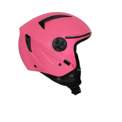 STUDDS Vogue Baby Pink Half Face Helmet
