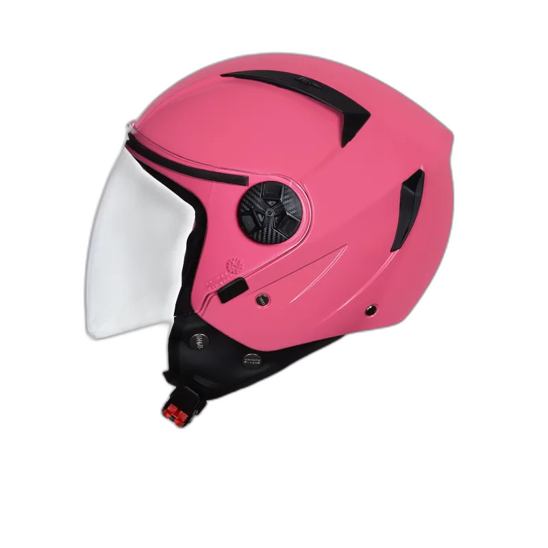 STUDDS Vogue Baby Pink Half Face Helmet