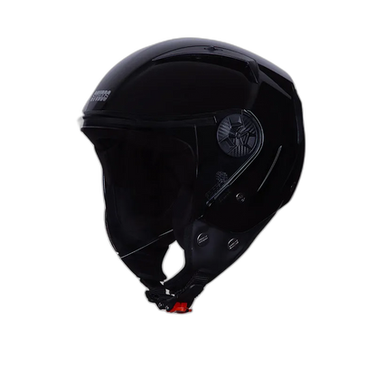 STUDDS Vogue Black Half Face Helmet