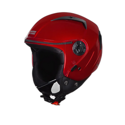 STUDDS Vogue Cherry Red Half Face Helmet