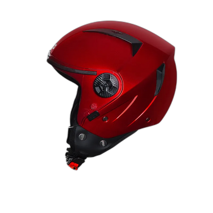 STUDDS Vogue Cherry Red Half Face Helmet