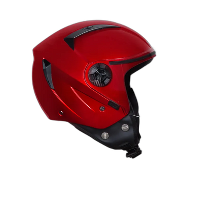 STUDDS Vogue Cherry Red Half Face Helmet