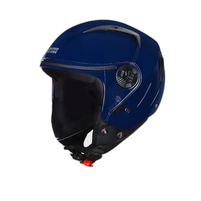 STUDDS Vogue Dapper Blue Half Face Helmet