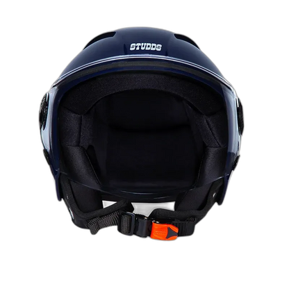 STUDDS Vogue Dapper Blue Half Face Helmet