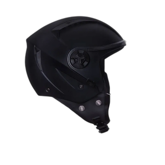 STUDDS Vogue Eco Black Half Face Helmet