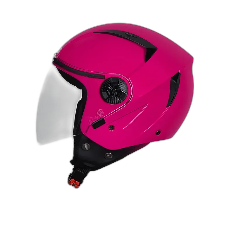 STUDDS Vogue Eco Pink Half Face Helmet