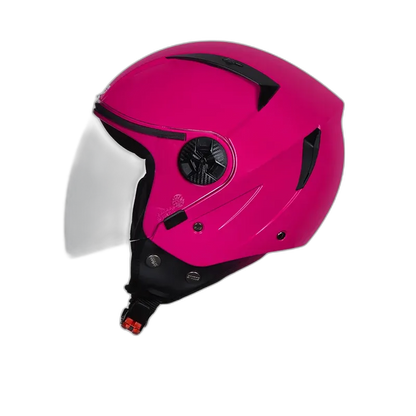STUDDS Vogue Eco Pink Half Face Helmet