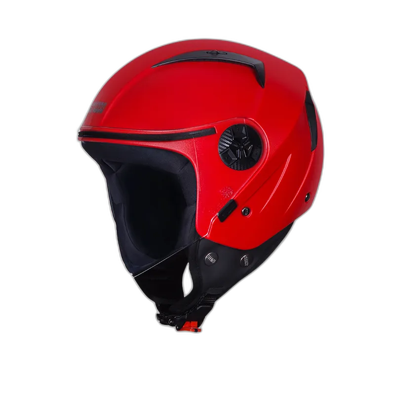 STUDDS Vogue Eco Red Half Face Helmet