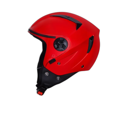 STUDDS Vogue Eco Red Half Face Helmet