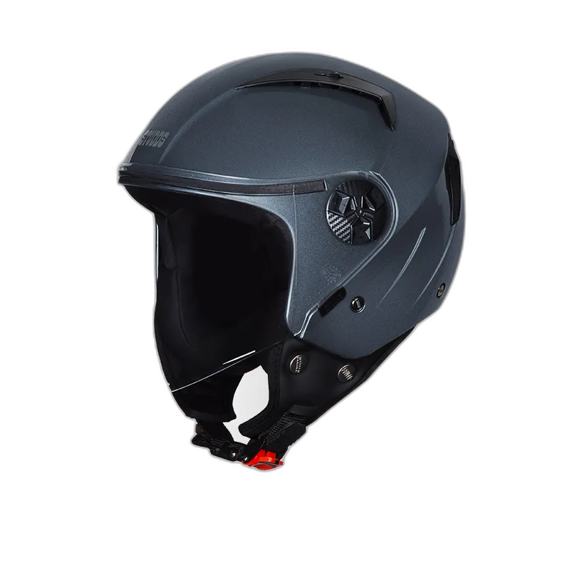 STUDDS Vogue Gun Grey Half Face Helmet