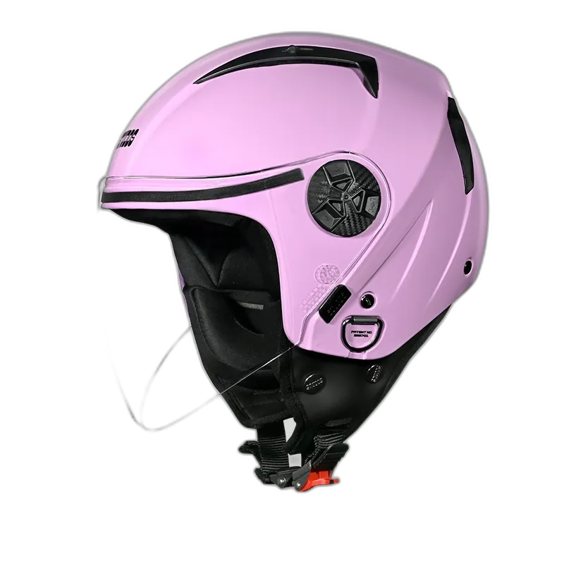 STUDDS Vogue Lavener Pink Half Face Helmet