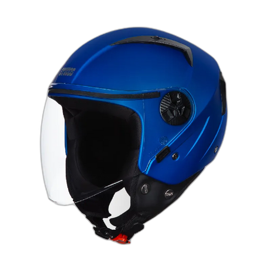 STUDDS Vogue Matt Blue Half Face Helmet