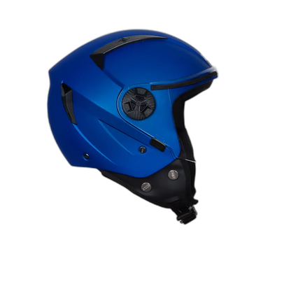STUDDS Vogue Matt Blue Half Face Helmet