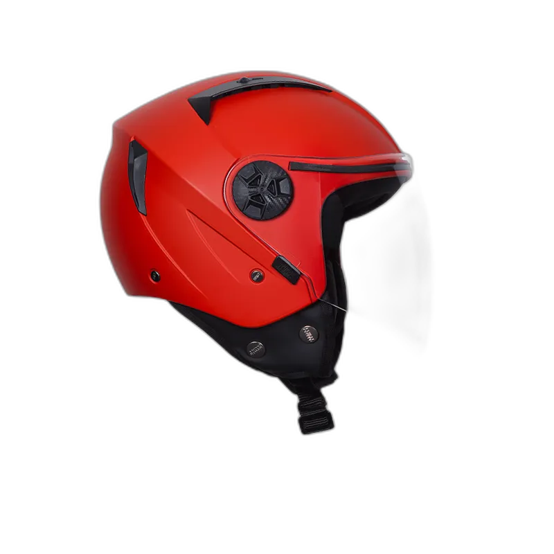 STUDDS Vogue Matt Sports Red Half Face Helmet