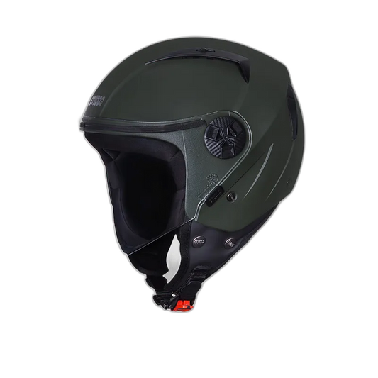 STUDDS Vogue Military Green Half Face Helmet