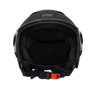 STUDDS Vogue Military Green Half Face Helmet