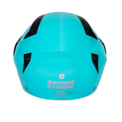 STUDDS Vogue Pastel Green Half Face Helmet